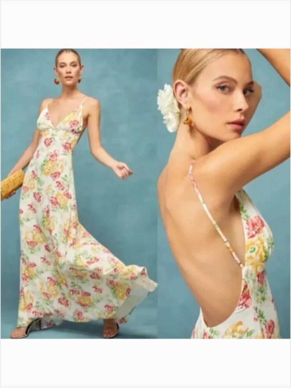 Reformation Modena Floral Maxi Dress in Winona